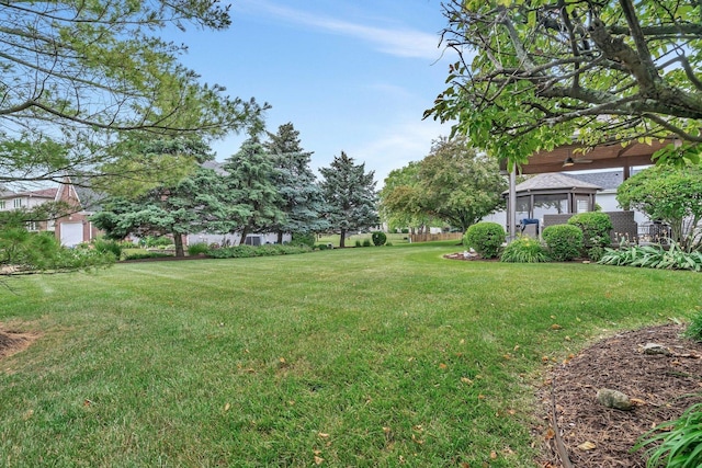 507 Cambridge Ln, Shorewood, IL 60404 - view of green lawn with a gazebo