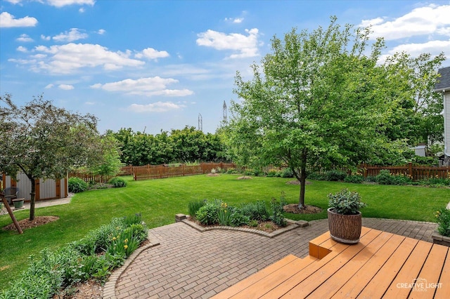 2912 Indian Springs Ct, Joliet, IL 60435 - wooden terrace featuring a patio area