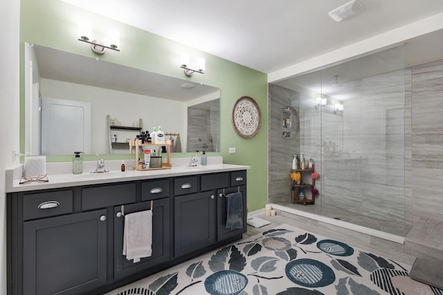 2034 Link Dr, Buffalo Grove, IL 60089 - full bath featuring double vanity and tiled shower