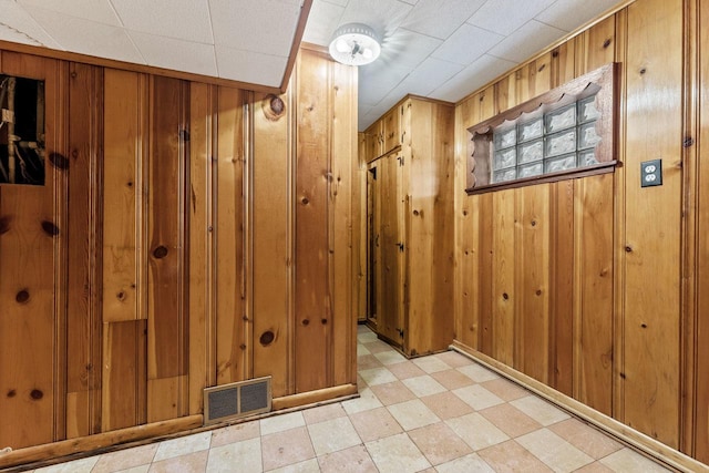 5261 N Natchez Ave, Chicago, IL 60656 - hall with wood walls and light floors