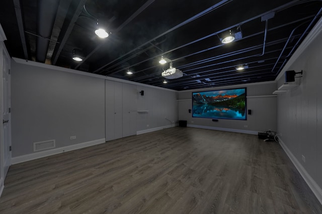 208 Spring Ct, Bloomingdale, IL 60108 - basement featuring wood finished floors and baseboards
