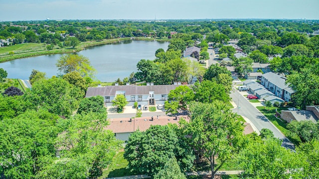208 Spring Ct, Bloomingdale, IL 60108 - aerial view of residential area featuring a large body of water