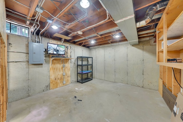 208 Spring Ct, Bloomingdale, IL 60108 - below grade area with electric panel