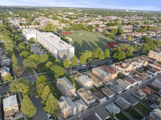 6004 S Keeler Ave, Chicago, IL 60629 - aerial view of property and surrounding area featuring nearby suburban area