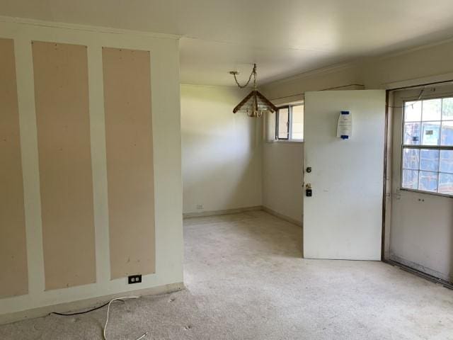 323 Windsor St, Park Forest, IL 60466 - unfurnished dining area with a chandelier