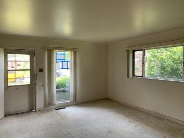 323 Windsor St, Park Forest, IL 60466 - unfurnished room featuring plenty of natural light and carpet floors