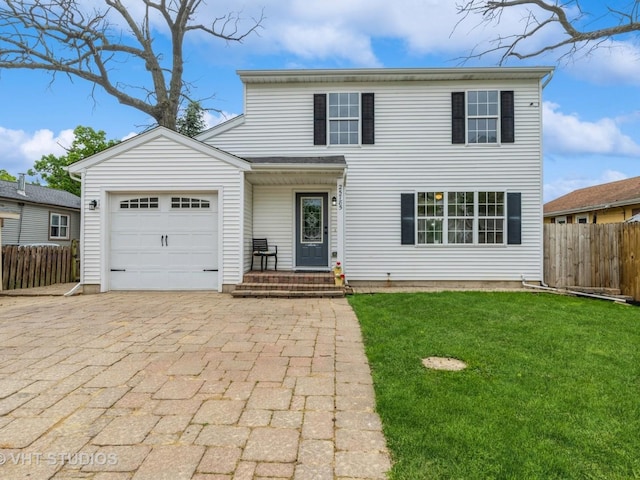 25785 W Hillside Ave, Ingleside, IL 60041 - traditional-style house with an attached garage