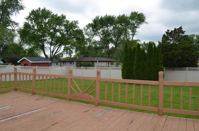 3127 Jo Ann Dr, Joliet, IL 60431 - view of wooden deck
