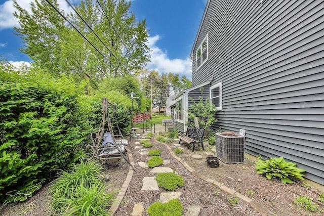 3205 Meadow Dr, Rolling Meadows, IL 60008 - view of yard featuring central air condition unit
