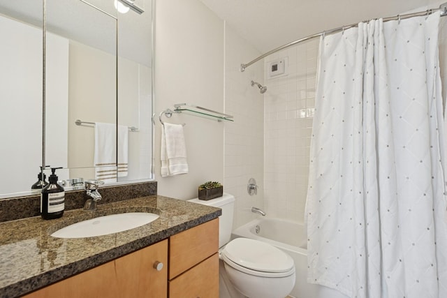 405 N Wabash Ave Unit 3103, Chicago, IL 60611 - bathroom featuring toilet, vanity, and shower / bath combo