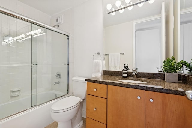 405 N Wabash Ave Unit 3103, Chicago, IL 60611 - bathroom with toilet, vanity, and combined bath / shower with glass door
