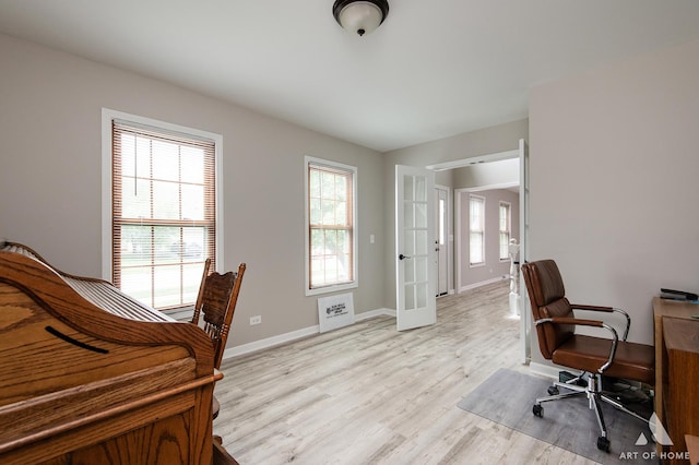 3365 Charlemaine Dr, Aurora, IL 60504 - office featuring light wood finished floors and baseboards