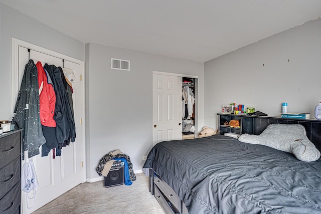 3379 Kentshire Cir, Aurora, IL 60504 - bedroom featuring carpet flooring and two closets