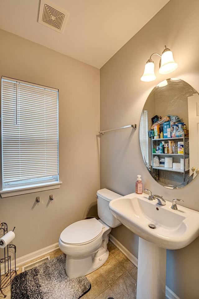 3379 Kentshire Cir, Aurora, IL 60504 - half bath featuring toilet and tile patterned floors
