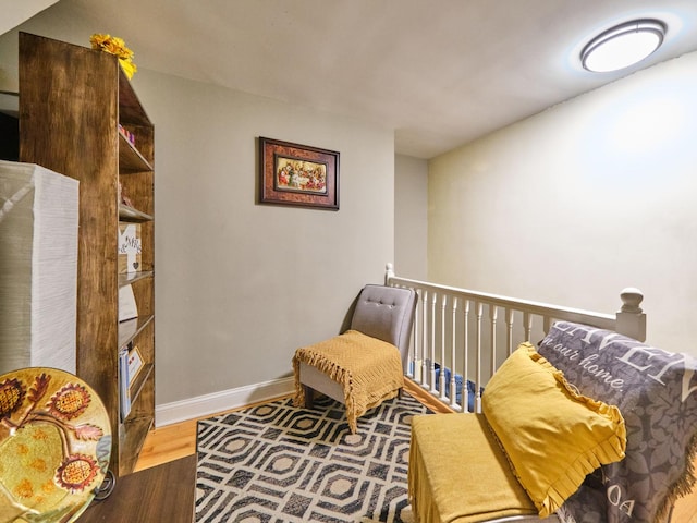 7314 W 58th St, Summit, IL 60501 - sitting room featuring wood finished floors and baseboards