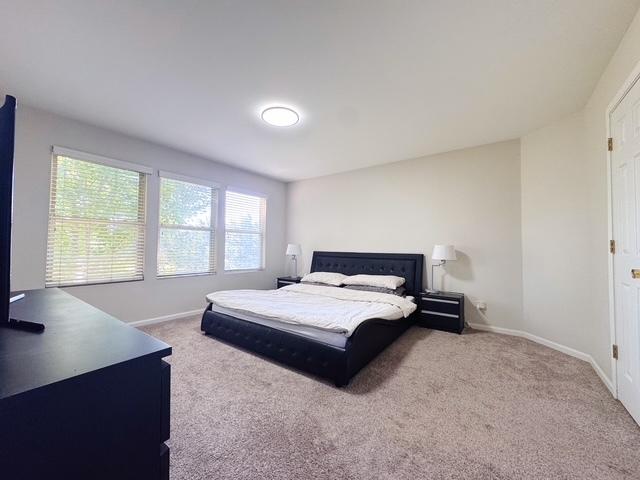11319 Maplewood Dr, Plainfield, IL 60585 - carpeted bedroom with baseboards