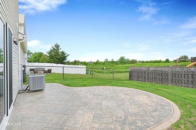 2413 Roxbury Ln, Montgomery, IL 60538 - view of patio with cooling unit