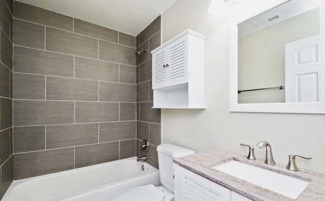 1547 Quaker Ln Unit 1547, Prospect Heights, IL 60070 - full bathroom featuring vanity, toilet, and shower / tub combination