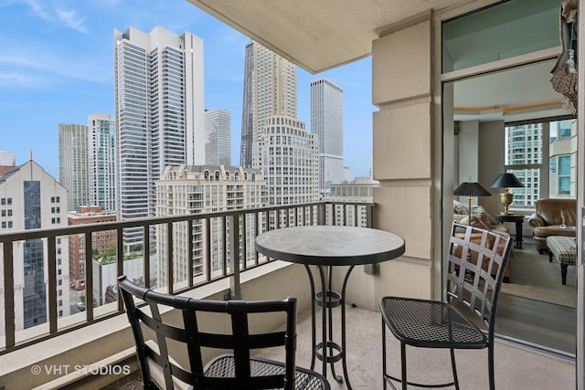 25 E Superior St Unit 2403, Chicago, IL 60611 - balcony featuring a view of skyline