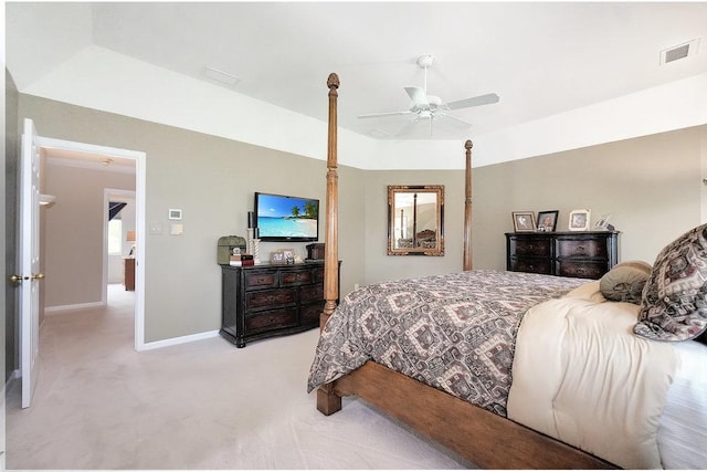 1537 Monarch Cir, Naperville, IL 60564 - bedroom featuring light carpet, baseboards, and ceiling fan