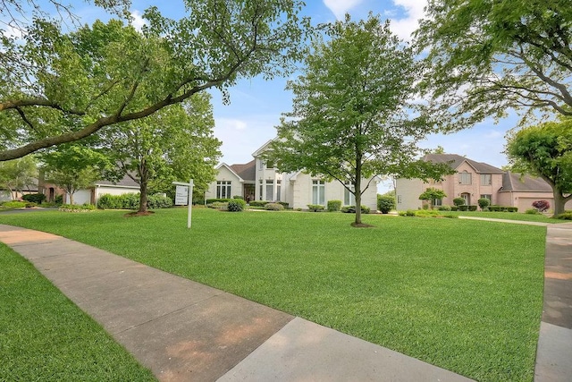 1537 Monarch Cir, Naperville, IL 60564 - view of front of house with a front lawn and a residential view