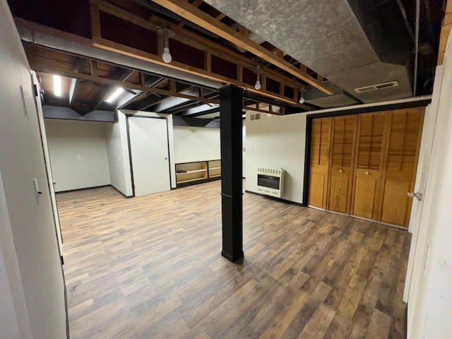 6649 S Karlov Ave, Chicago, IL 60629 - finished basement with heating unit and wood finished floors