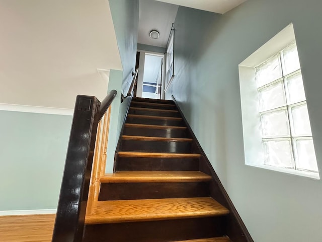 6649 S Karlov Ave, Chicago, IL 60629 - stairway featuring wood finished floors and baseboards