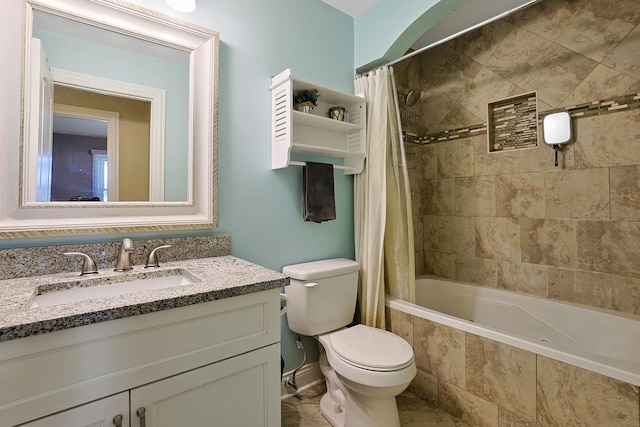 562 Revere Ave, Westmont, IL 60559 - full bathroom featuring tiled shower / bath combo and vanity