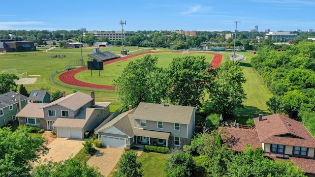 562 Revere Ave, Westmont, IL 60559 - bird's eye view