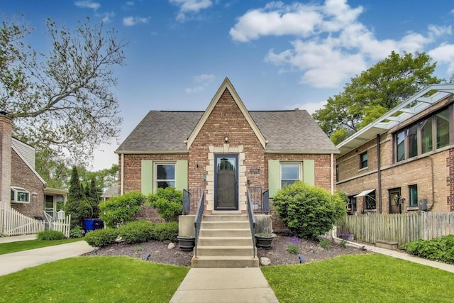 9906 S Saint Louis Ave, Evergreen Park, IL 60805 - view of front facade featuring a shingled roof and brick siding