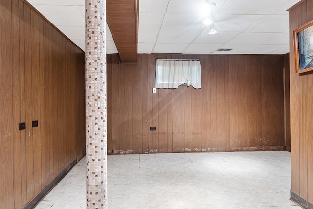 8952 S E End Ave, Chicago, IL 60617 - below grade area with wooden walls and light floors