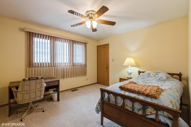 19510 Blyth Way, Mokena, IL 60448 - carpeted bedroom featuring baseboards and ceiling fan
