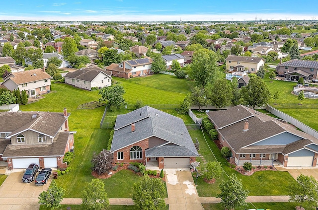 8542 Monaghan Dr, Tinley Park, IL 60487 - aerial perspective of suburban area