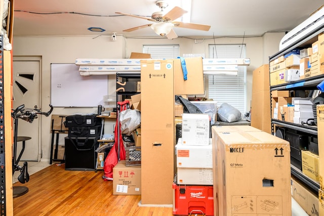 2002 W Huron St, Chicago, IL 60612 - storage area featuring ceiling fan