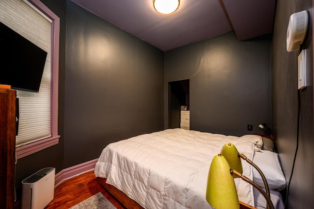 2002 W Huron St, Chicago, IL 60612 - bedroom featuring wood finished floors and baseboards