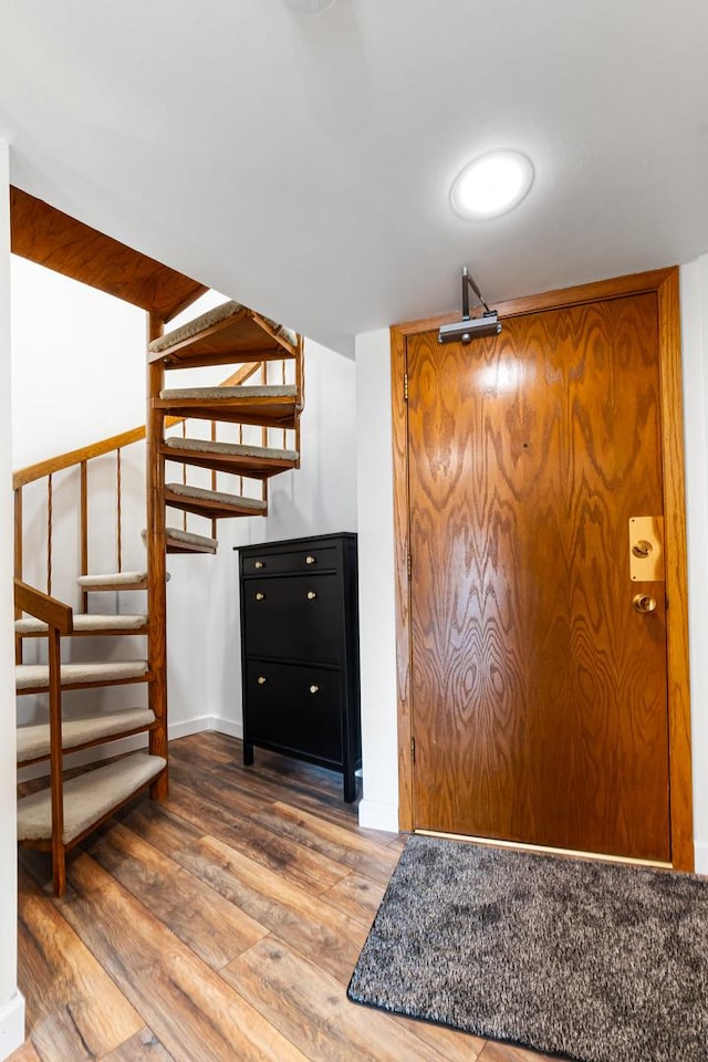 825 Center St Unit 302, Des Plaines, IL 60016 - unfurnished bedroom with hardwood / wood-style floors and baseboards