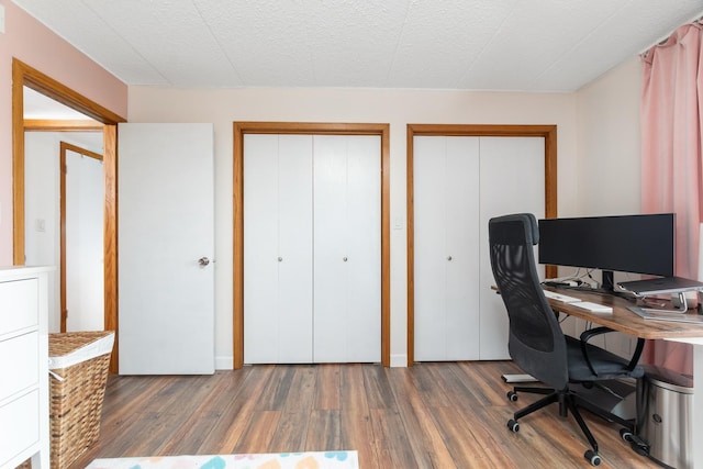 825 Center St Unit 302, Des Plaines, IL 60016 - home office with wood finished floors