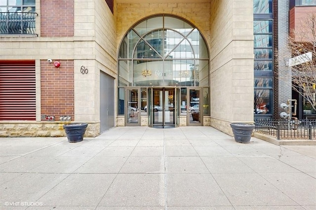 630 N State St Unit 2403, Chicago, IL 60654 - property entrance featuring stone siding and brick siding