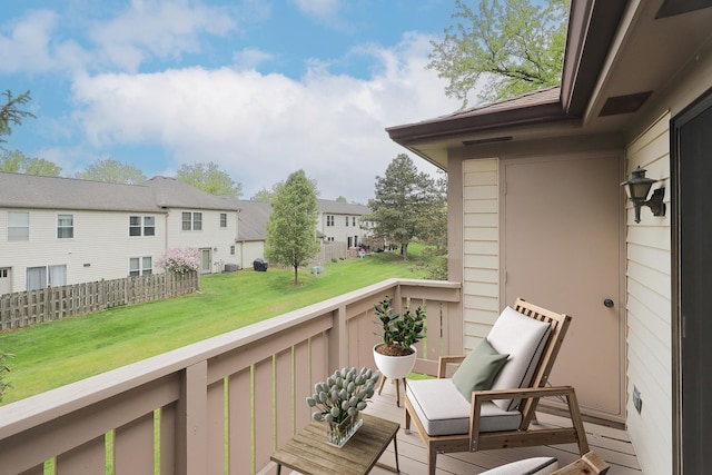 1611 W Partridge Ct Unit 8, Arlington Heights, IL 60004 - balcony with a residential view