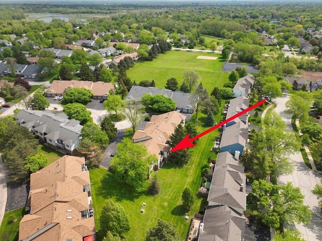 1611 W Partridge Ct Unit 8, Arlington Heights, IL 60004 - aerial view of residential area