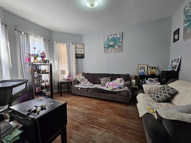 5747 S Laflin St, Chicago, IL 60636 - living area featuring wood finished floors