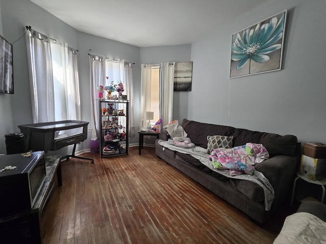 5747 S Laflin St, Chicago, IL 60636 - living room with dark wood-style flooring and healthy amount of natural light