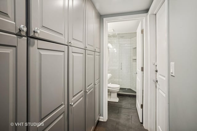 1161 Vernon Dr, Glenview, IL 60025 - hallway featuring dark tile patterned flooring