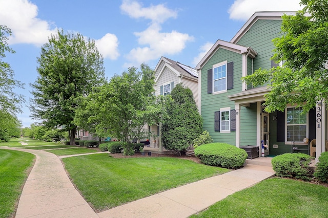 3601 Daisy Ln, Elgin, IL 60124 - view of side of property with a yard