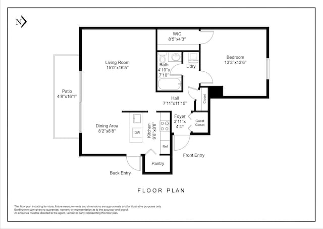 211 E Janata Blvd Unit 1-B, Lombard, IL 60148 - room layout