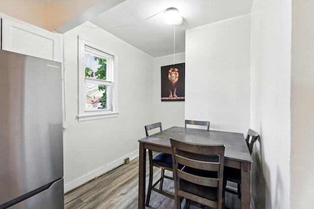 1738 N Latrobe Ave, Chicago, IL 60639 - dining area featuring wood finished floors and baseboards