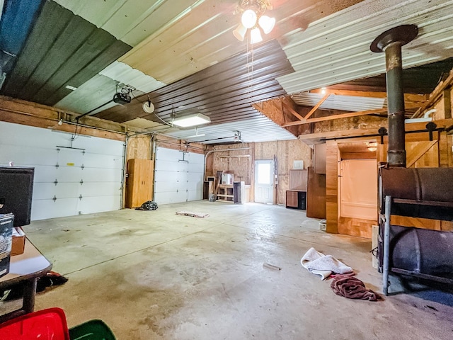 378 E Union St, Seneca, IL 61360 - garage featuring a garage door opener