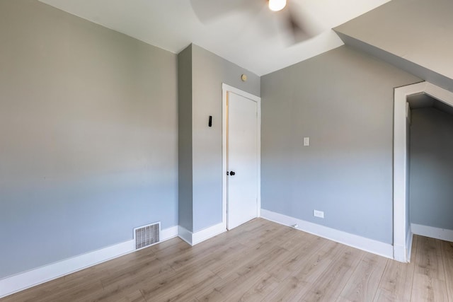 7115 S Rockwell St, Chicago, IL 60629 - additional living space featuring ceiling fan, light wood-style floors, and baseboards