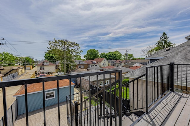 7115 S Rockwell St, Chicago, IL 60629 - balcony with a residential view