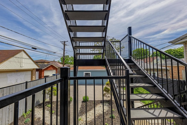 7115 S Rockwell St, Chicago, IL 60629 - deck with stairs